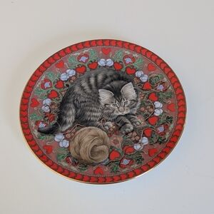 Royal Doulton HANSLEY “Meet My Kitten” Collector Plate by Lucy Dawson – 6 ¾"